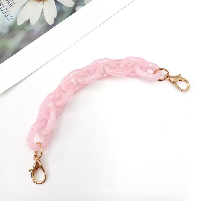 Koti õlarihm akrüülketiga, mudel DL-1126, õla/ristkoti rihm, kevad 2025, tänavustiil