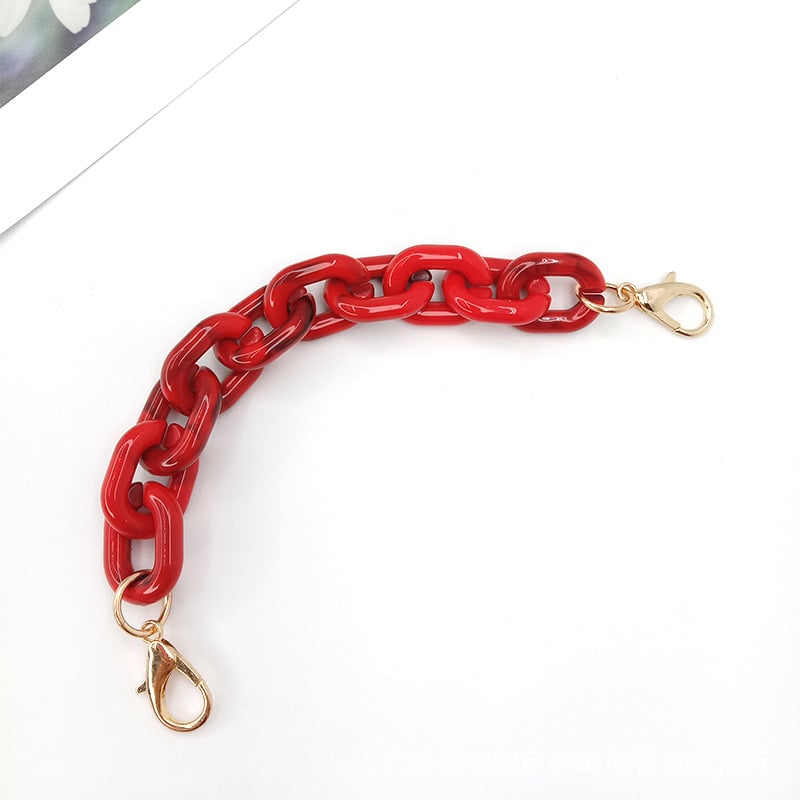 Koti õlarihm akrüülketiga, mudel DL-1126, õla/ristkoti rihm, kevad 2025, tänavustiil