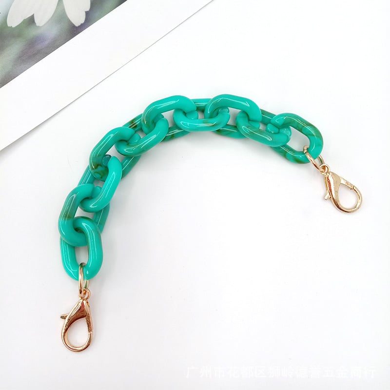 Koti õlarihm akrüülketiga, mudel DL-1126, õla/ristkoti rihm, kevad 2025, tänavustiil