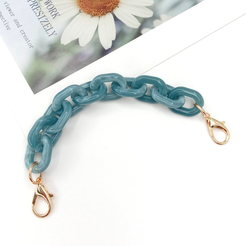 Koti õlarihm akrüülketiga, mudel DL-1126, õla/ristkoti rihm, kevad 2025, tänavustiil