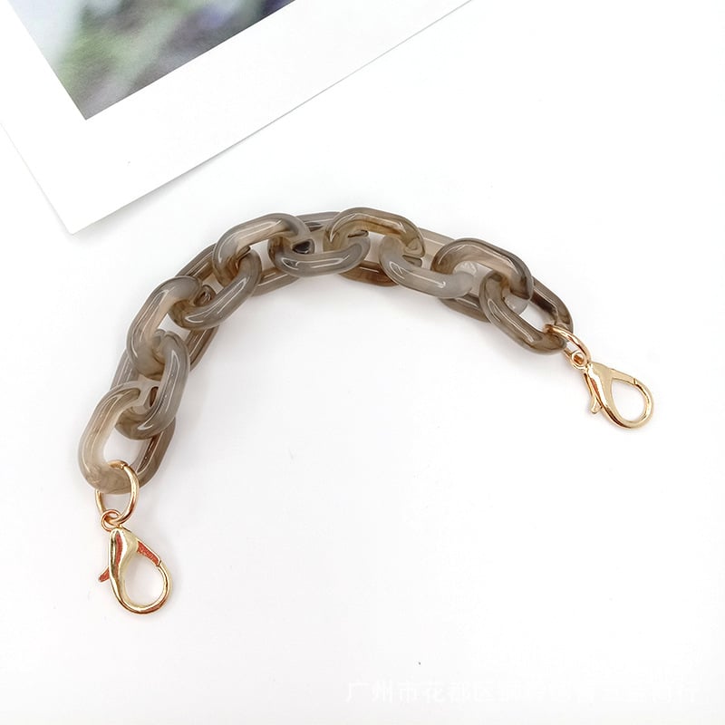 Koti õlarihm akrüülketiga, mudel DL-1126, õla/ristkoti rihm, kevad 2025, tänavustiil