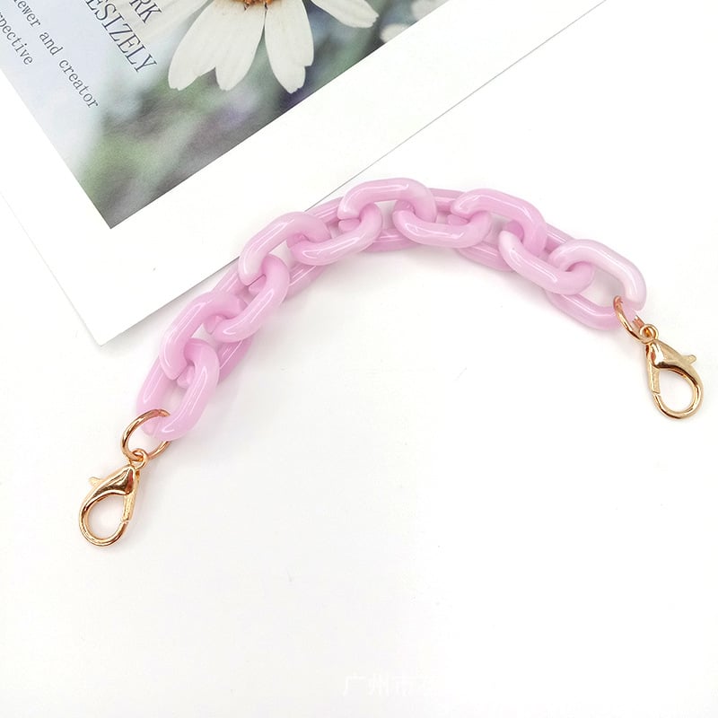 Koti õlarihm akrüülketiga, mudel DL-1126, õla/ristkoti rihm, kevad 2025, tänavustiil