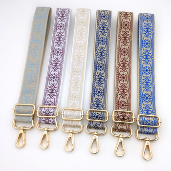 Koti õla rihm, reguleeritav pikk rihm, polüester, lille muster, koorma vähendamine, 2024 talv