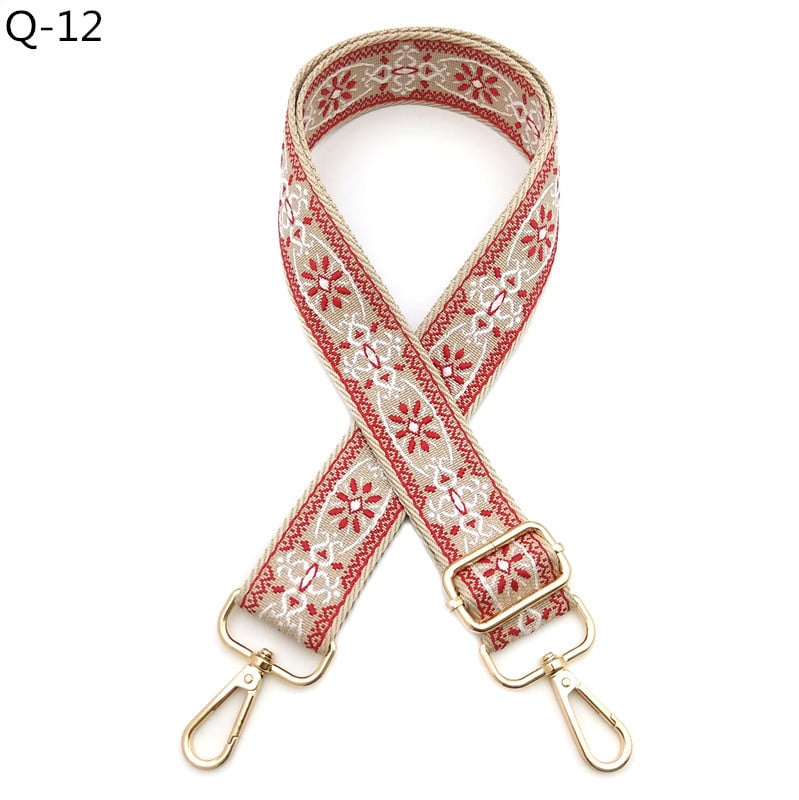 Koti õla rihm, reguleeritav pikk rihm, polüester, lille muster, koorma vähendamine, 2024 talv