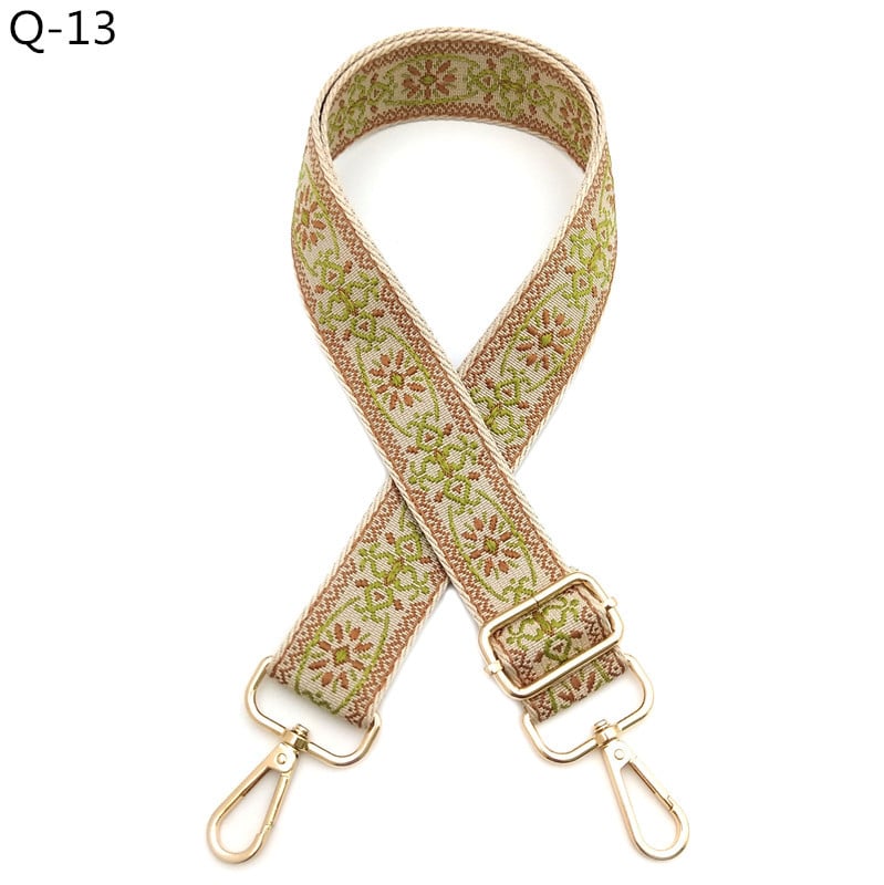 Koti õla rihm, reguleeritav pikk rihm, polüester, lille muster, koorma vähendamine, 2024 talv