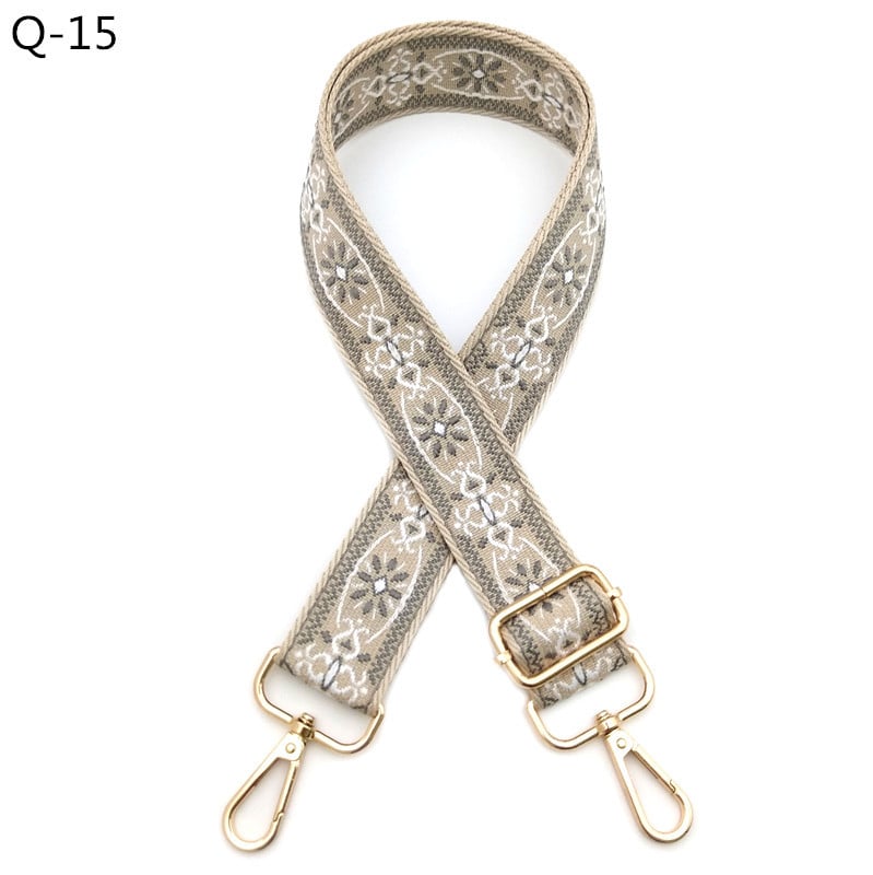 Koti õla rihm, reguleeritav pikk rihm, polüester, lille muster, koorma vähendamine, 2024 talv