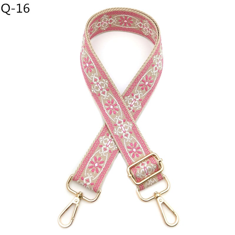 Koti õla rihm, reguleeritav pikk rihm, polüester, lille muster, koorma vähendamine, 2024 talv