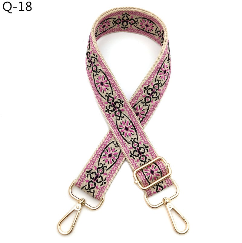 Koti õla rihm, reguleeritav pikk rihm, polüester, lille muster, koorma vähendamine, 2024 talv