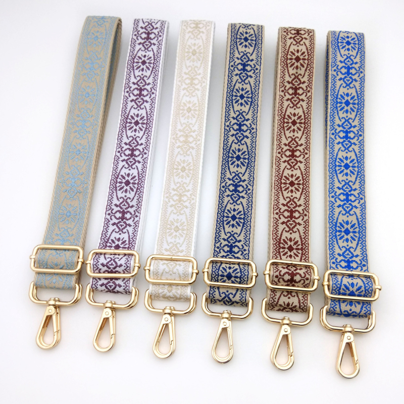 Koti õla rihm, reguleeritav pikk rihm, polüester, lille muster, koorma vähendamine, 2024 talv