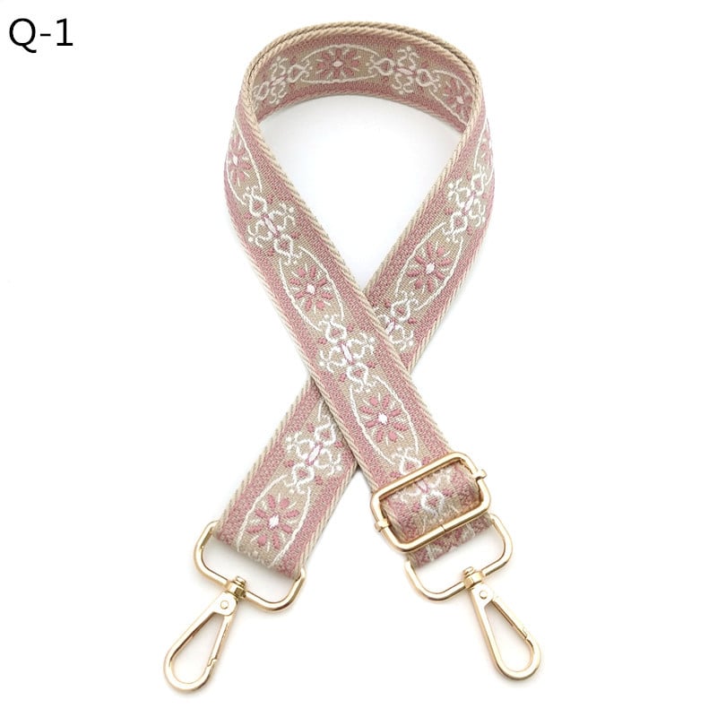 Koti õla rihm, reguleeritav pikk rihm, polüester, lille muster, koorma vähendamine, 2024 talv