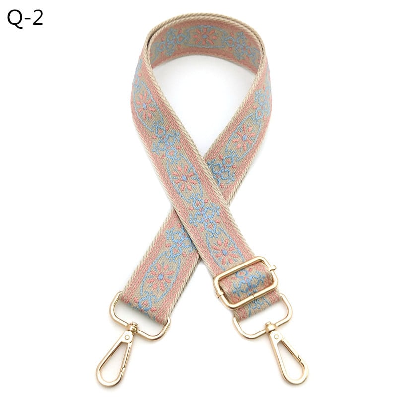 Koti õla rihm, reguleeritav pikk rihm, polüester, lille muster, koorma vähendamine, 2024 talv