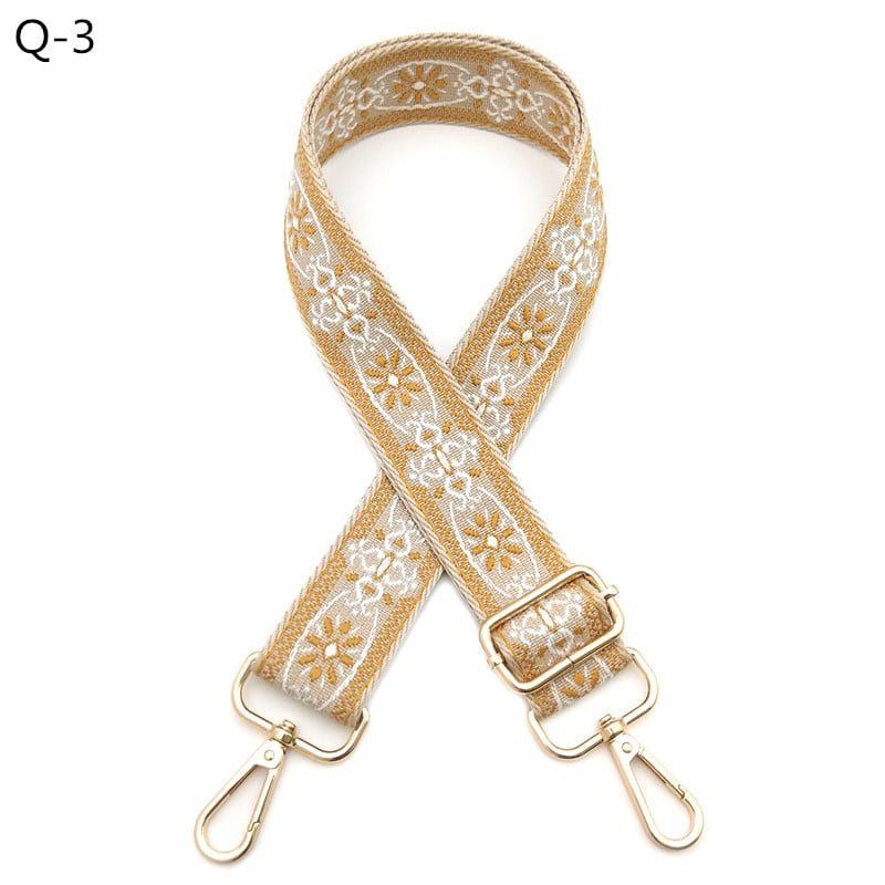 Koti õla rihm, reguleeritav pikk rihm, polüester, lille muster, koorma vähendamine, 2024 talv