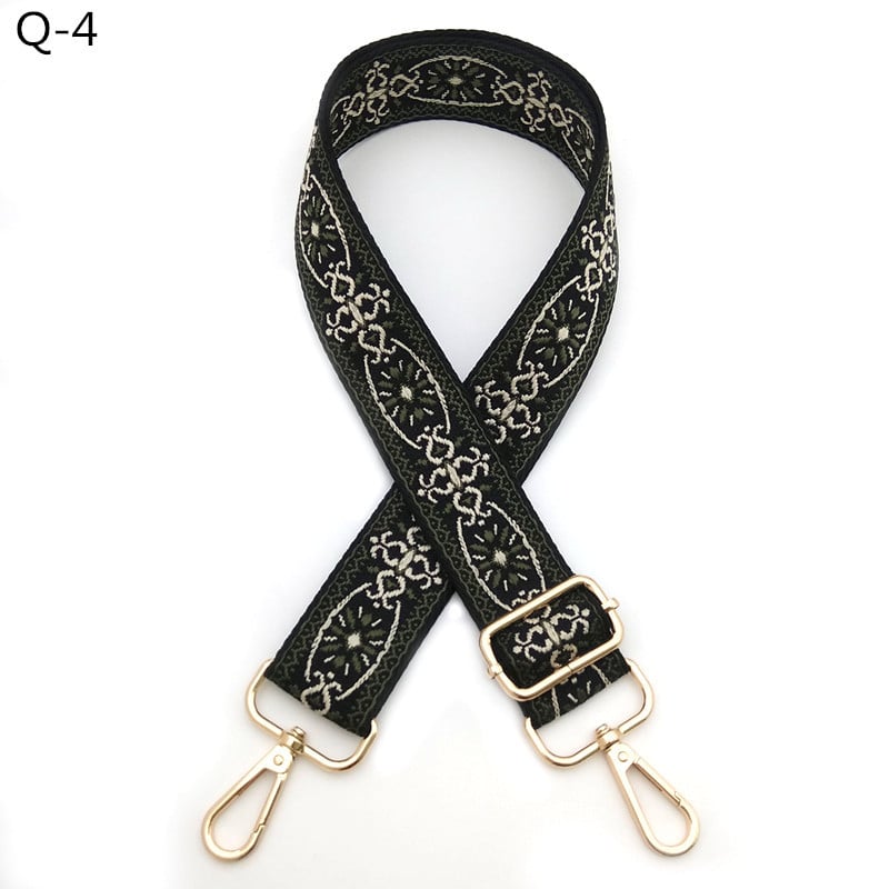 Koti õla rihm, reguleeritav pikk rihm, polüester, lille muster, koorma vähendamine, 2024 talv