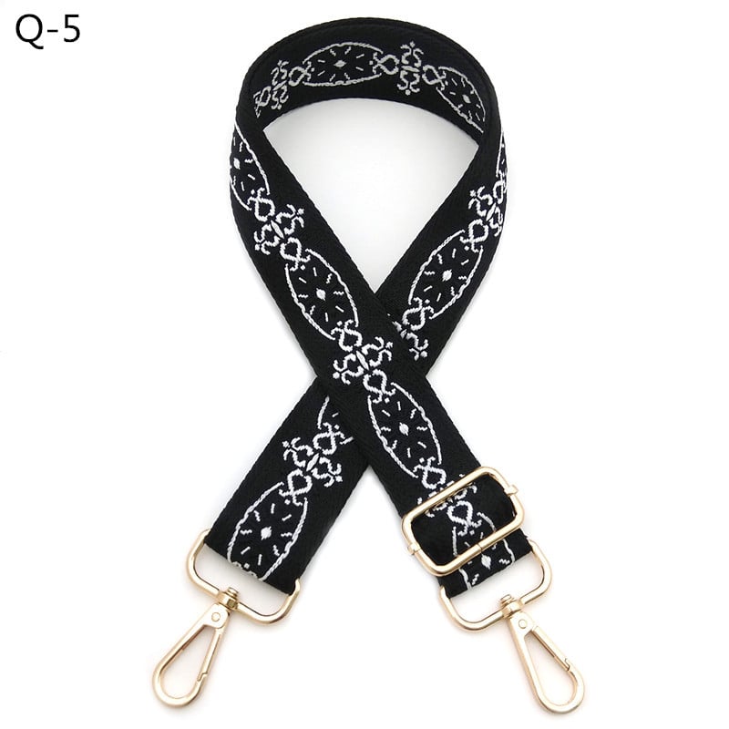 Koti õla rihm, reguleeritav pikk rihm, polüester, lille muster, koorma vähendamine, 2024 talv