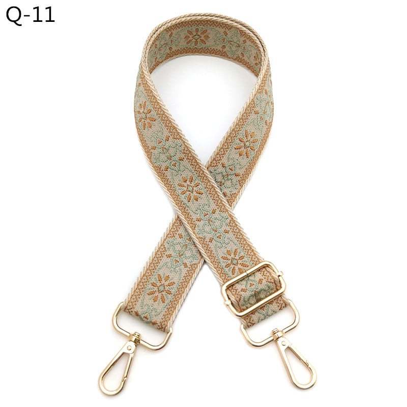 Koti õla rihm, reguleeritav pikk rihm, polüester, lille muster, koorma vähendamine, 2024 talv