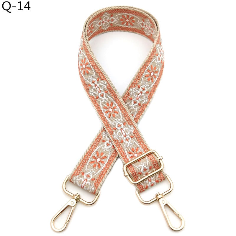 Koti õla rihm, reguleeritav pikk rihm, polüester, lille muster, koorma vähendamine, 2024 talv