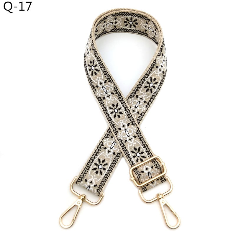 Koti õla rihm, reguleeritav pikk rihm, polüester, lille muster, koorma vähendamine, 2024 talv