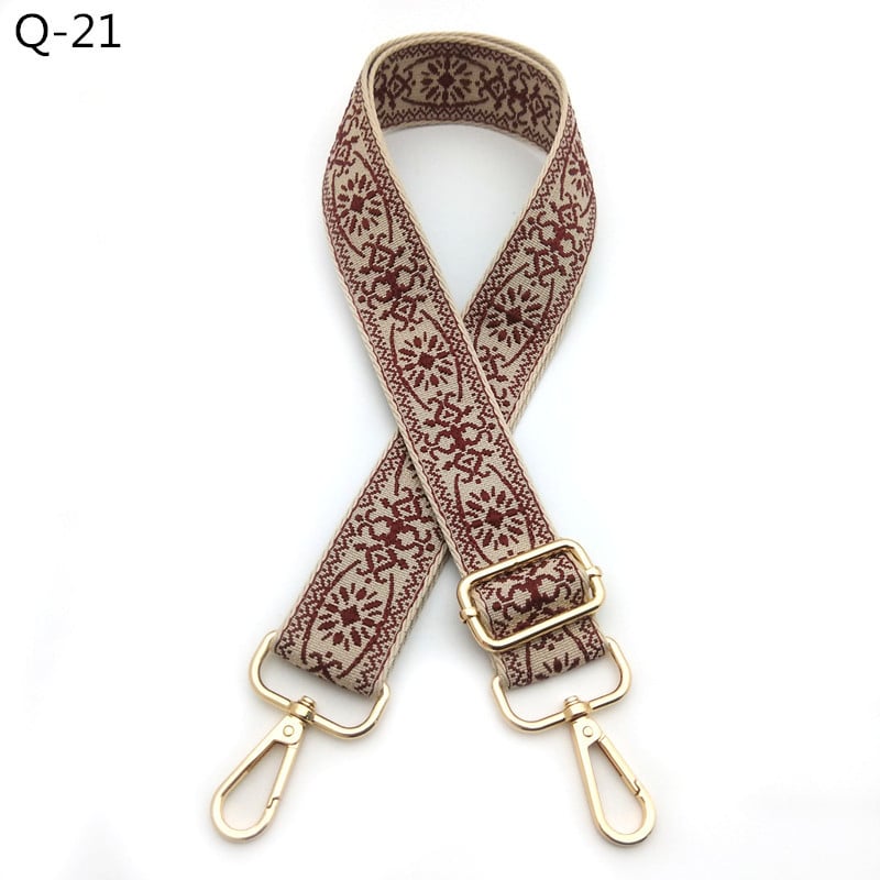 Koti õla rihm, reguleeritav pikk rihm, polüester, lille muster, koorma vähendamine, 2024 talv