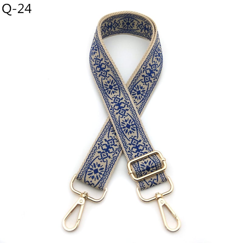 Koti õla rihm, reguleeritav pikk rihm, polüester, lille muster, koorma vähendamine, 2024 talv