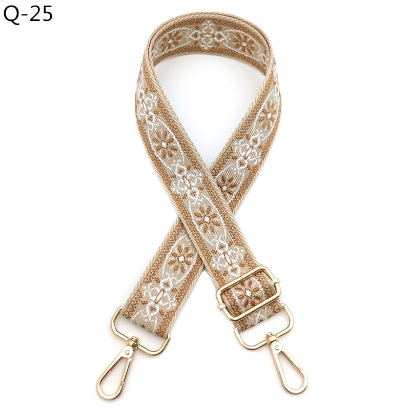 Koti õla rihm, reguleeritav pikk rihm, polüester, lille muster, koorma vähendamine, 2024 talv