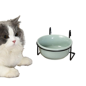 Keraamiline kasside toidukauss – Materjal: keraamika; Mõeldud kassidele; Lemmikloomade toidutarvikud