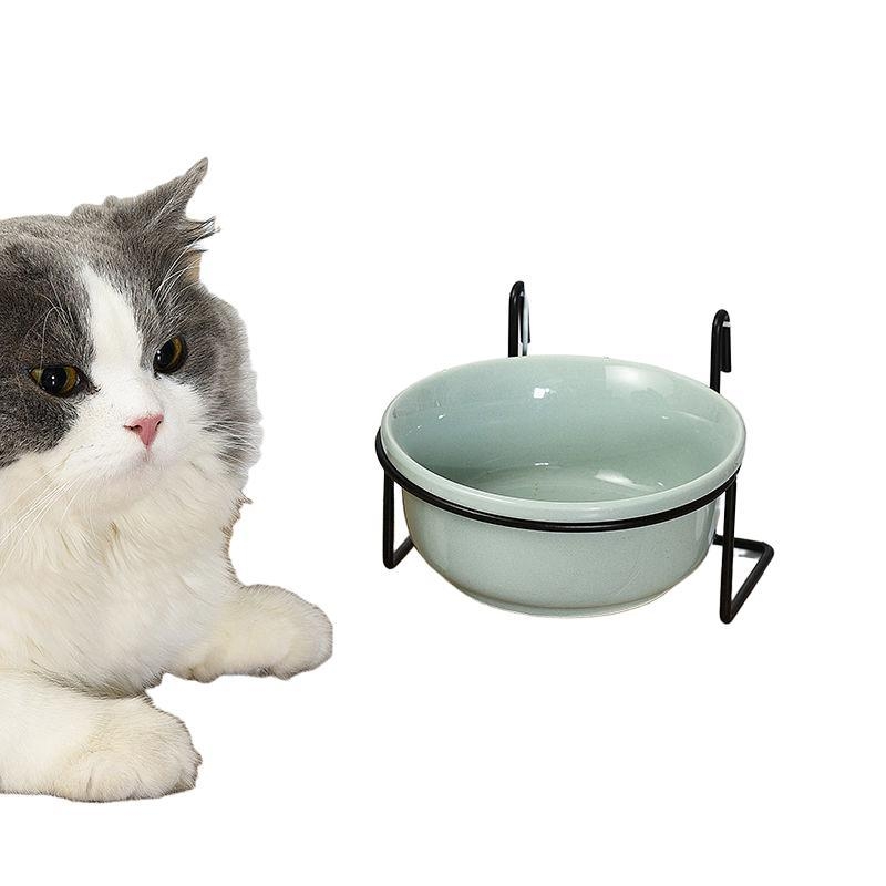 Keraamiline kasside toidukauss – Materjal: keraamika; Mõeldud kassidele; Lemmikloomade toidutarvikud