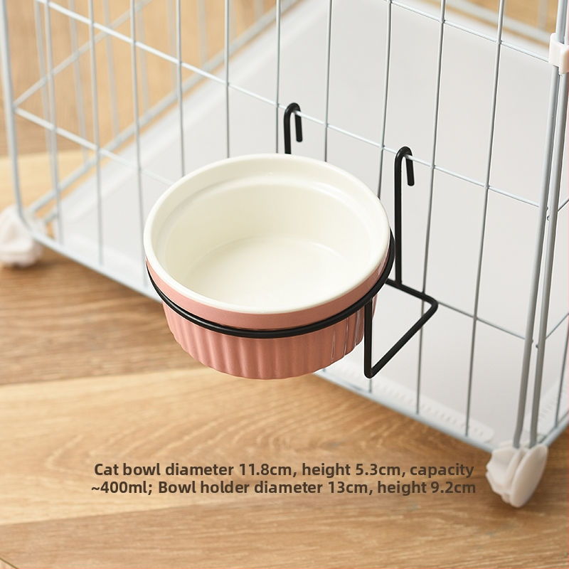 Keraamiline kasside toidukauss – Materjal: keraamika; Mõeldud kassidele; Lemmikloomade toidutarvikud