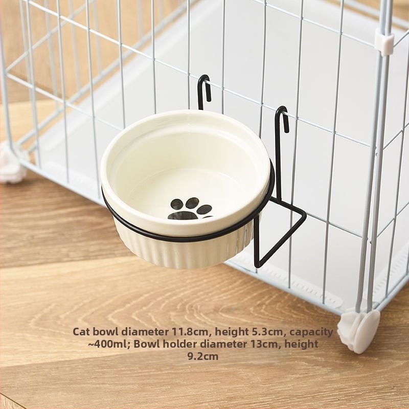 Keraamiline kasside toidukauss – Materjal: keraamika; Mõeldud kassidele; Lemmikloomade toidutarvikud