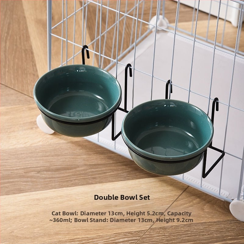 Keraamiline kasside toidukauss – Materjal: keraamika; Mõeldud kassidele; Lemmikloomade toidutarvikud