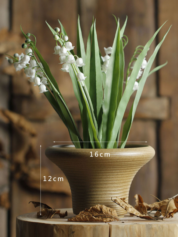 Keramikas ziedu pods, uz grīdas, vienkāršs stils, mājas dārzkopība