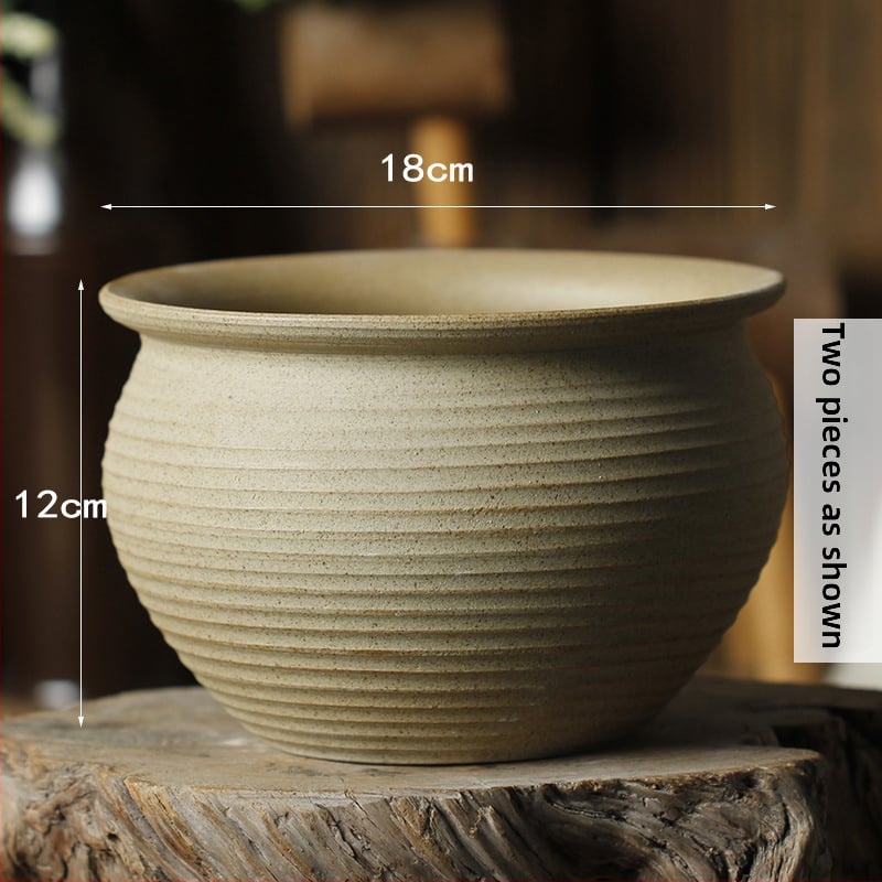 Keramikas ziedu pods, uz grīdas, vienkāršs stils, mājas dārzkopība