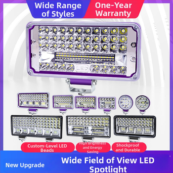 Proiector LED pentru vehicule | înaltă luminozitate, 12-80V, 3-15W, corp din aliaj de aluminiu/PC, pentru mașini, camioane, excavatoare, utilaje de construcții, stivare și motociclete electrice