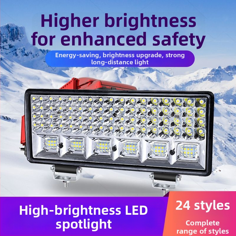 Proiector LED pentru vehicule | înaltă luminozitate, 12-80V, 3-15W, corp din aliaj de aluminiu/PC, pentru mașini, camioane, excavatoare, utilaje de construcții, stivare și motociclete electrice