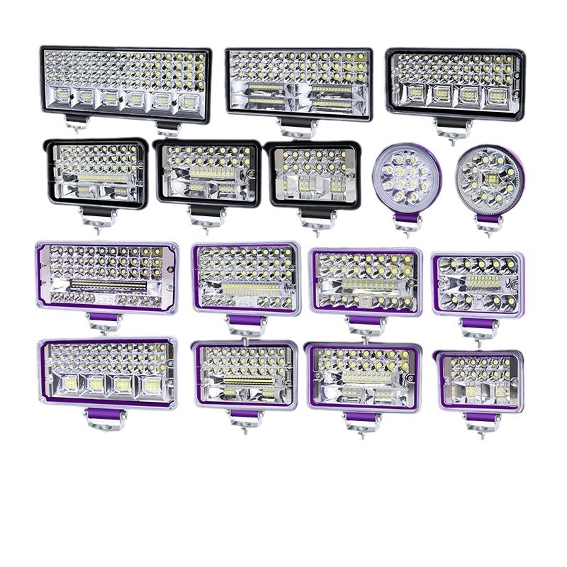 Proiector LED pentru vehicule | înaltă luminozitate, 12-80V, 3-15W, corp din aliaj de aluminiu/PC, pentru mașini, camioane, excavatoare, utilaje de construcții, stivare și motociclete electrice