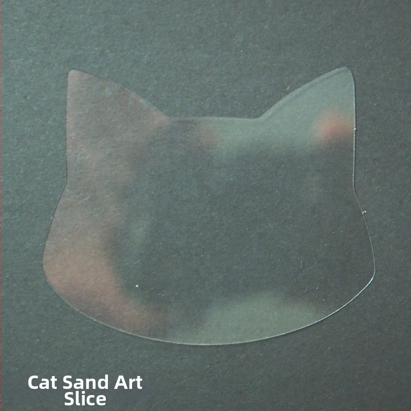 Silicone keychain mold — širdies, žvaigždės, mėnulio ir katės formos UV derva DIY papuošalams