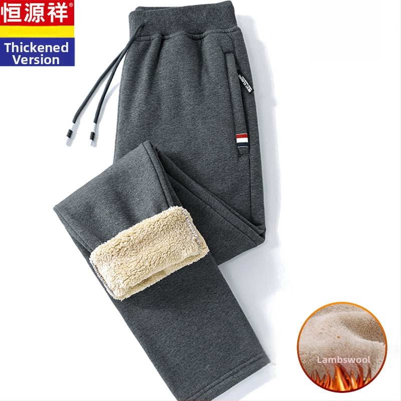 Vyrinės kelnės su fliso pamušalu, tiesaus kirpimo, trumpa ilgio, vidutinio aukščio juosta, bambuko pluošto audinys