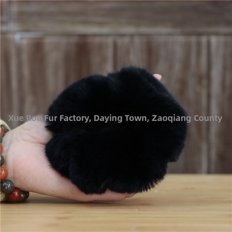 Аксесоар за глава от Rex заешки косъм, ръчно изработено, двоен дизайн за глава и китка, вдъхновено от Япония и Корея, свеж и сладък стил