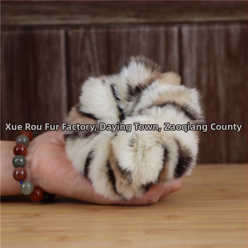 Аксесоар за глава от Rex заешки косъм, ръчно изработено, двоен дизайн за глава и китка, вдъхновено от Япония и Корея, свеж и сладък стил