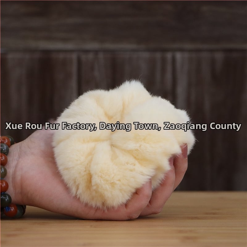 Аксесоар за глава от Rex заешки косъм, ръчно изработено, двоен дизайн за глава и китка, вдъхновено от Япония и Корея, свеж и сладък стил