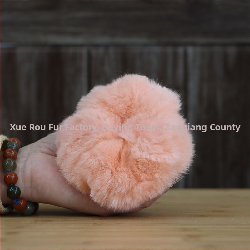 Аксесоар за глава от Rex заешки косъм, ръчно изработено, двоен дизайн за глава и китка, вдъхновено от Япония и Корея, свеж и сладък стил