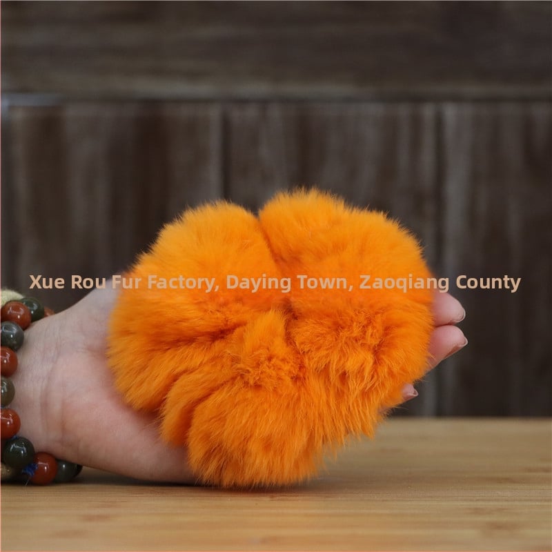 Аксесоар за глава от Rex заешки косъм, ръчно изработено, двоен дизайн за глава и китка, вдъхновено от Япония и Корея, свеж и сладък стил