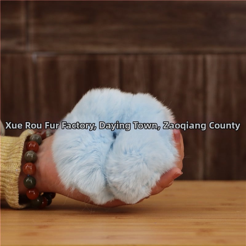 Аксесоар за глава от Rex заешки косъм, ръчно изработено, двоен дизайн за глава и китка, вдъхновено от Япония и Корея, свеж и сладък стил