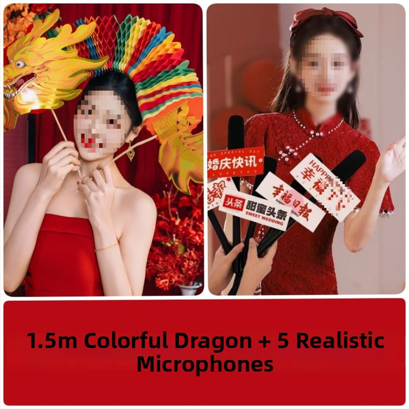 Сватбен фотопродукт: драконова фигура от неръждаема стомана, китайски стил гирлянда дракон с вакуумно окачване за сватбено оформление