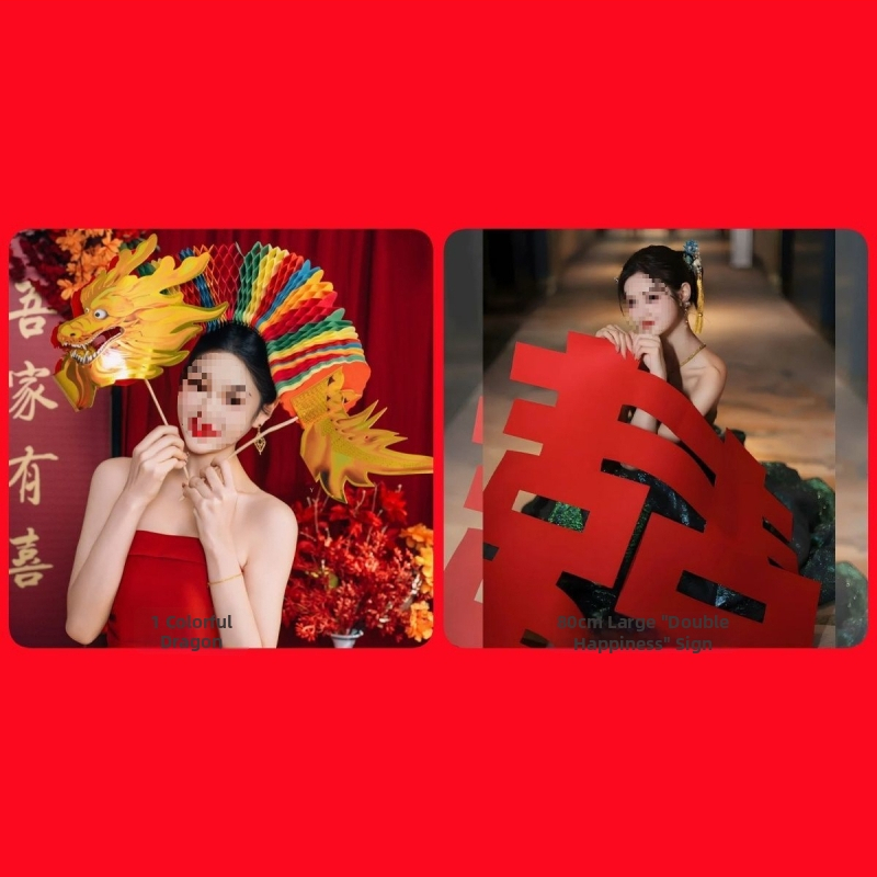 Сватбен фотопродукт: драконова фигура от неръждаема стомана, китайски стил гирлянда дракон с вакуумно окачване за сватбено оформление