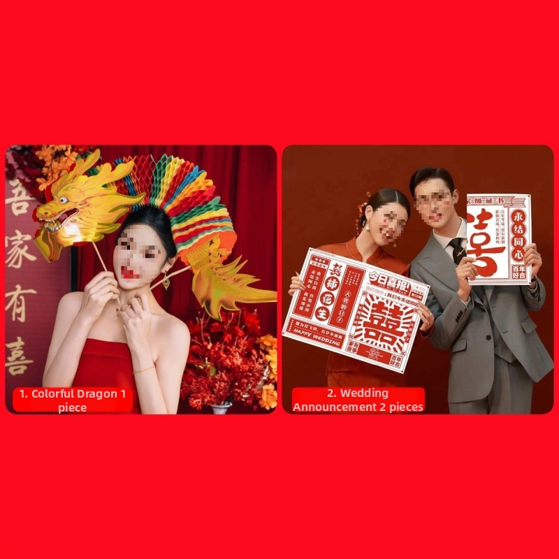 Сватбен фотопродукт: драконова фигура от неръждаема стомана, китайски стил гирлянда дракон с вакуумно окачване за сватбено оформление