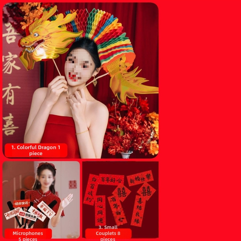 Сватбен фотопродукт: драконова фигура от неръждаема стомана, китайски стил гирлянда дракон с вакуумно окачване за сватбено оформление