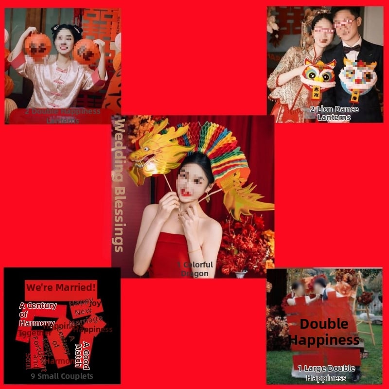 Сватбен фотопродукт: драконова фигура от неръждаема стомана, китайски стил гирлянда дракон с вакуумно окачване за сватбено оформление