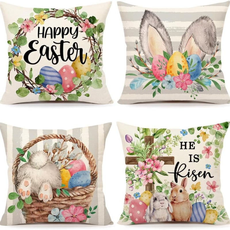 Ленен калъф за възглавница с PP памук пълнеж – персонализиран, прост и модерен стил, печат на лого наличен, подходящ за дневна/спалня/кабинет