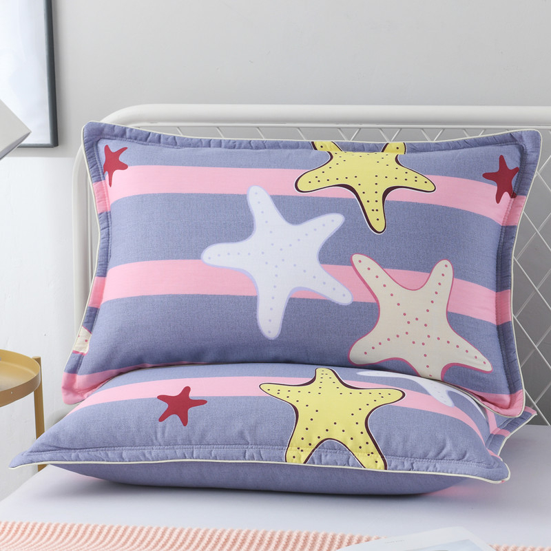 Pagalvėlių užvalkalų komplektas, 100% medvilnė, twill audinys, reaktyvus dažymas, modernus stilius