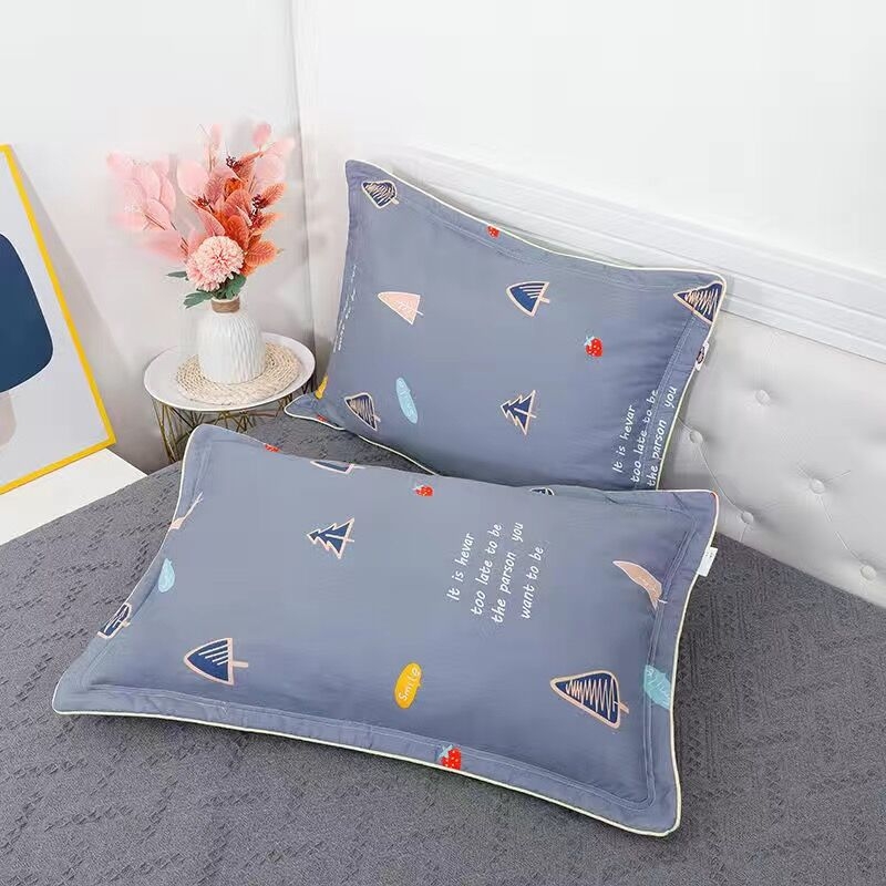 Pagalvėlių užvalkalų komplektas, 100% medvilnė, twill audinys, reaktyvus dažymas, modernus stilius